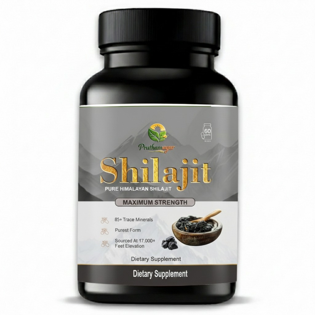 Pratham Ayur Pure Himalayan Shilajit Capsules