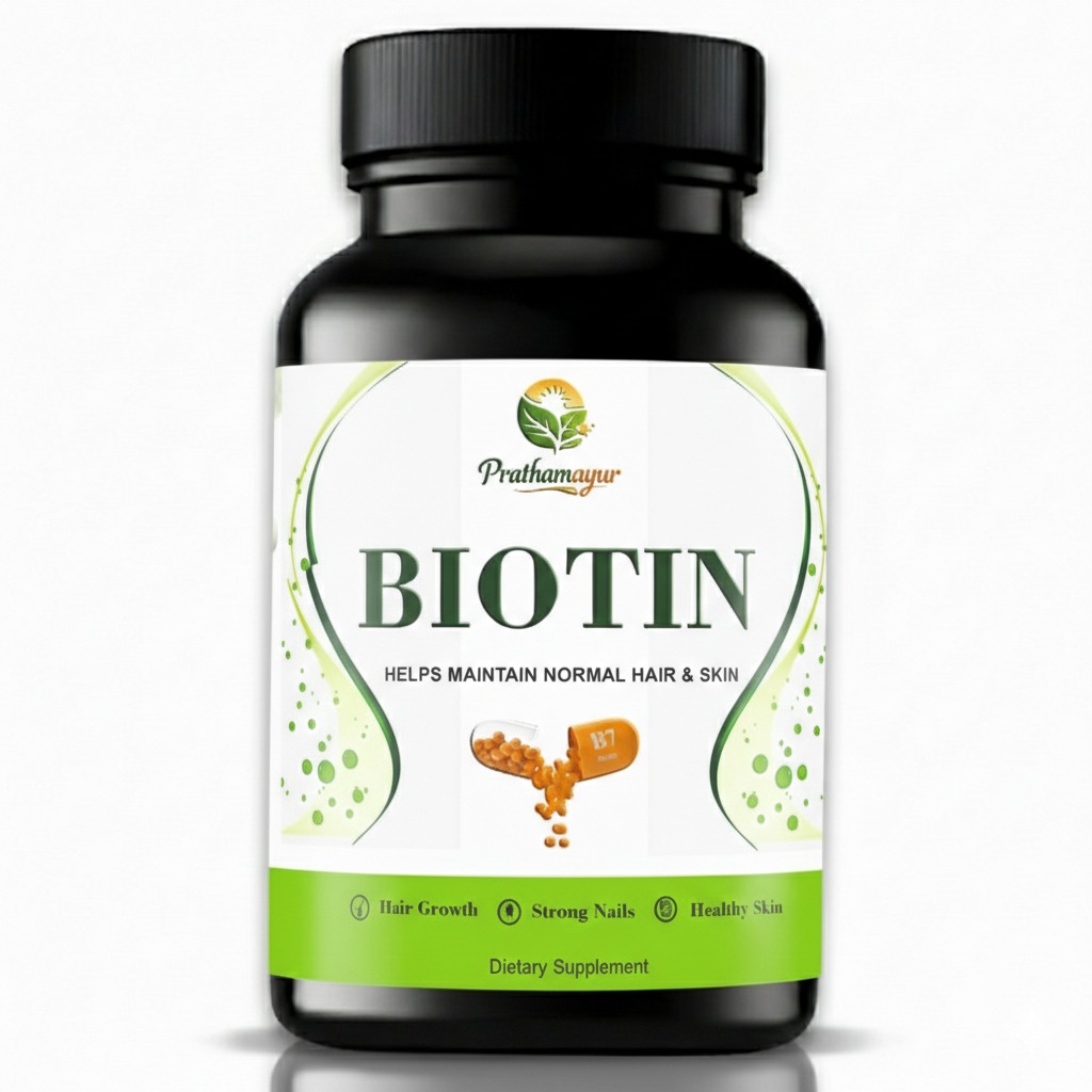 Pratham Ayur Biotin Capsules