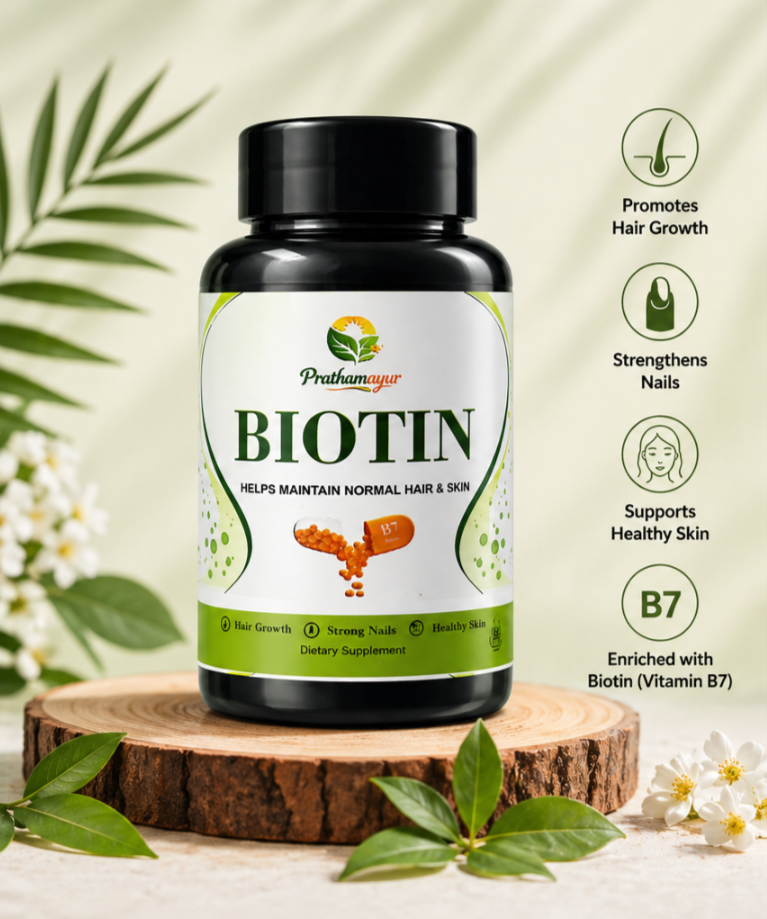 Pratham Ayur Biotin Capsules - Image 2