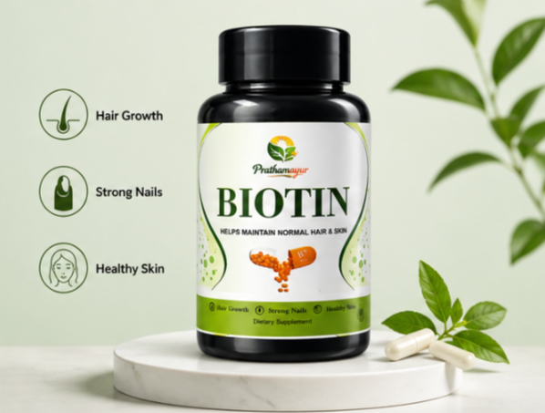 Pratham Ayur Biotin Capsules - Image 3