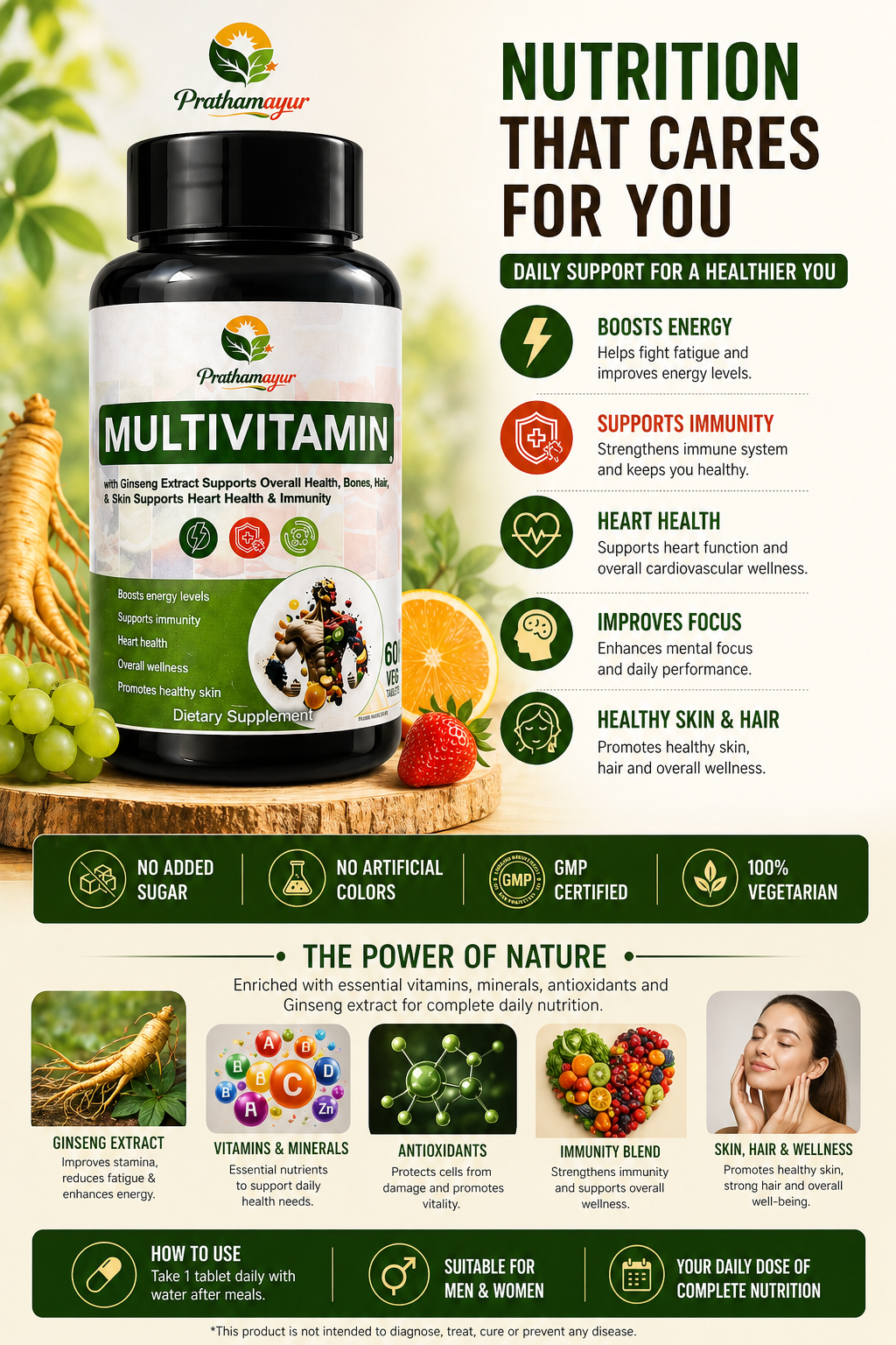 Pratham Ayur Multivitamin Capsules for Energy - Image 4